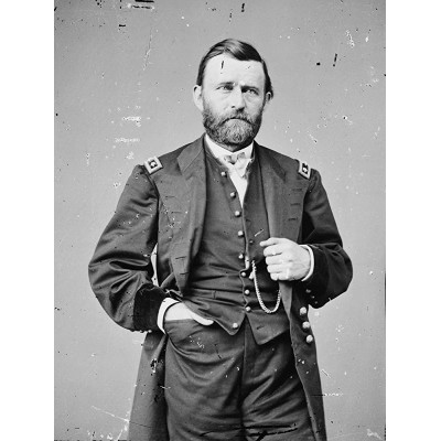 Ulysses S. Grant Photograph Historical Artwork from 1855 US President Portrait 5" x 7" Semi-Gloss - BNCVO9CIS