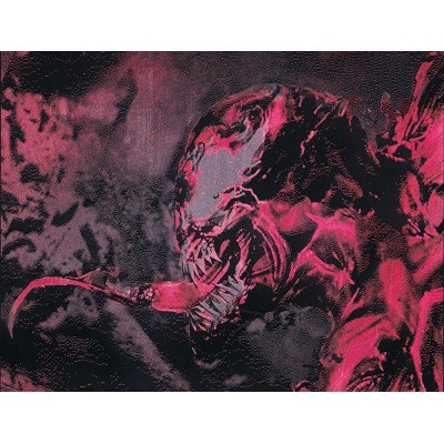 Carnage Symbiote Metal Poster Marvel Spray Paint Art Spider-man and Venom Villain - BR9O77HRH