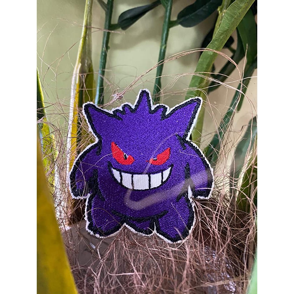 Handmade Cute Powerful Gengar with Iron-on Patch - BWH25L39X