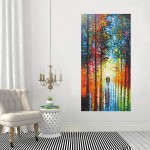 3D Oil Painting The Spring Palette Knife Painting Hand-Painted on Canvas Perfect Wall Art for New Home as a Housewarming Gift F02 - B8E8Y2IFK