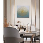 Hand-painted oil painting -Tree of Golden Dreams Luck Tree 3D Hand-Painted On Canvas Abstract Artwork Art For Modern Home Decor Wall Art Acrylic Canvas Painting Frameless 24X24 Inches - BKB74CHSA