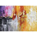 V-inspire Art,24x48 Inch Modern Abstract Hand Painted Oil Paintings Acrylic Painted Canvas Wall Art Decor for Living Room Bedroom Dining Room Artwork for Home Walls - BUR5DGLI7
