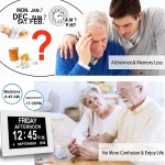 [2022 Newest] Digital Clock with 12 Alarms & Remote Control 8'' Large Dementia Clocks Non-Abbreviated Date and Day for Vision Impaired Elderly Memory Loss Clock - BMYH38M9Y