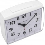 FAMICOZY Analog Alarm Clock for Elderly,Quiet Non Ticking with Snooze and Backlight,Crescendo Loud Alarm,Big Numbers for Easy Reading,Battery Operated,White - BD3CZWC4O