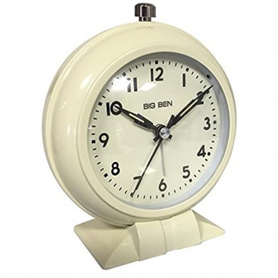 Westclox Analog Metal Big Ben Alarm Clock White - B9EL22IBB