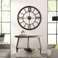FirsTime & Co. Big Time Wall Clock 40" Oil Rubbed Bronze Plastic - BC6YXUU46