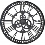 FirsTime & Co.® Roman Gear Wall Clock Oil Rubbed Bronze 24 - BXIEIS0BX
