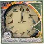 Mark Feldstein Limited Edition 20th Anniversary Singing Bird Wall Desk Clock 8 Inch - BL7XM803G