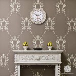 Tebery Silent Modern Quartz Flower Design Decorative Wall Clock Non-Ticking Digital 11-Inch Clock White - B27I3KGTP