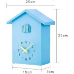 8KB24 Cuckoo Clock Cuckoo Wall Clock with Chimer and Pendulum Natural Bird Voice Or Cuckoo Call Coo Coo Clock for Wall Art Home Living Room Kitchen Office Decoration - BTWWB6KYR