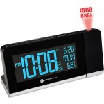 Ambient Weather RC-8465 Projection Alarm Clock with 256 Color Changing Ambient Temperature Display - B0ANG3DCK