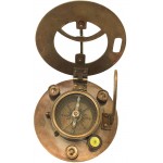 Brass Sundial Compass Pocket Sundial Compass Working Compass Steam Punk Accessory Sundial Clock Nautical Round Sundial Wedding Gifts for Him Nautical Gift - BHH36D0AI