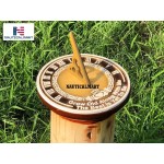 Brass Sundial Grow Old with Me Wedding - BJW25VGKL