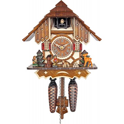 HerrZeit by Adolf Herr Quartz Cuckoo Clock The Half-timbered House AH 20 QM - BGVZR31MD