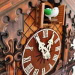 JoonieHouse Traditional Black Forest Cuckoo Clock Newly Wood Coo Coo Clock Decorative Wall Clock with Pendulum and Chiming Function Perfect Wall Clocks for Home Livingroom Decor - BLHE4XFT5