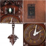 Kendal Handcrafted Wood Cuckoo Clock MX313 - BJWKU7EID