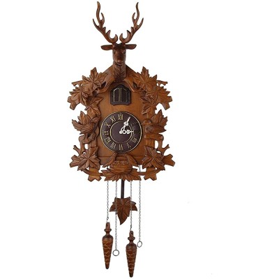 Kendal Large Handcrafted Wood Cuckoo Clock MX015-2 - B68FO1YEB