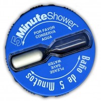 New Resources Group Shower Clock Timer Five Minute Shorter Shower & Save | Baño de 5 Minuto - BGXIP5N4Z