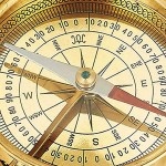 Unique Birthday Gift Ideas Solid Brass Classic Sundial Compass Hiking Climbing Biking Hunting Camping Survival Compass Outdoor Navigation Directional Nautical Liquid Filled Compass Housewarming Gifts - BWNMN75IC