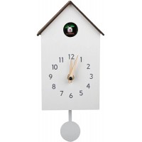 Wooden Cuckoo Clocks for Kids with Night Mode Singing Bird ,European Style Home Wall Clock Short - BFYNZIYY8