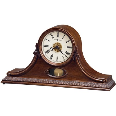 Howard Miller Andrea Mantel Clock 635-144 – Hampton Cherry Home Decor with Quartz Dual-Chime Movement - BEIGTNM52