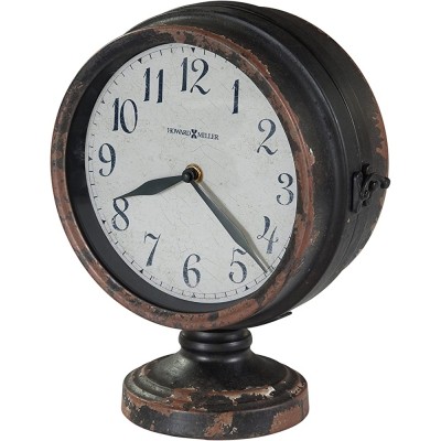 Howard Miller Cramden Mantel Accent Clock 635-195 – Rustic Antique Finish with Quartz Movement - BZC3EKIX5
