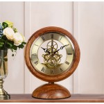 KLHDGFD Clocks and Watches Rosewood Solid Wood Decoration Small Table Clock Chinese Style Home Clock Living Room Small Table Clock Color : A Size : 12 * 15CM - B10GXFQTC