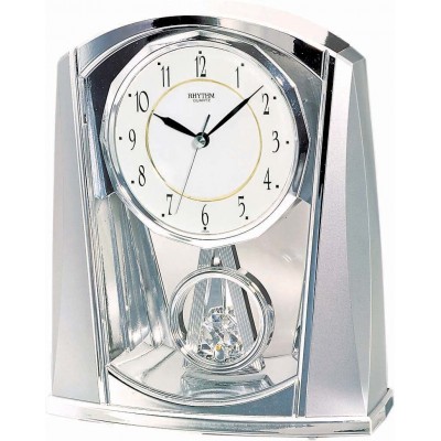 Rhythm Clocks Silver Swing Model #4RP772WT19 - B6N5C7A60
