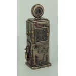 Veronese Design Steampunk Fuel Dispenser Working Clock Tower Statue - BV50F1LYC