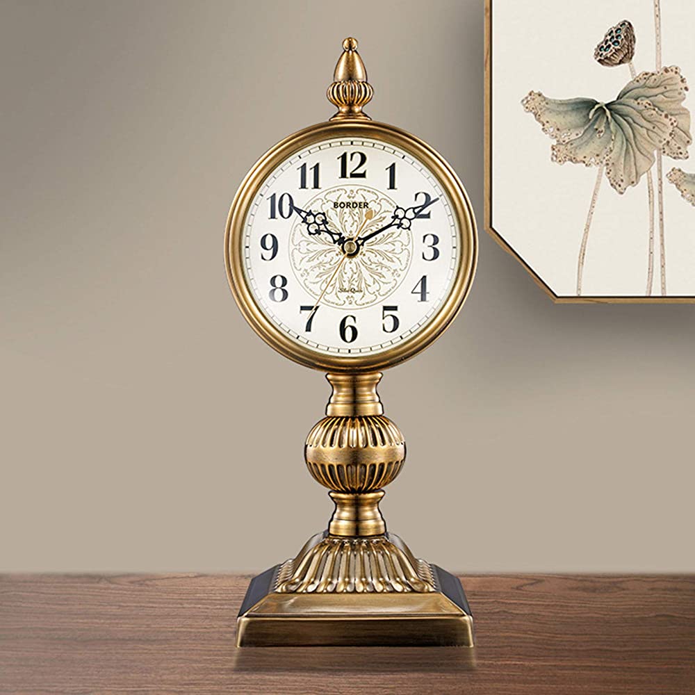 ZCME-power Desk Clock Modern Simplicity Silent Desk Clocks Mantel Clocks,Exquisite Desk Clocks Home Decorative Mantel Clock Silent Table Clocks for Living Room Bedroom Bedside Kitchen - B36V0NZWN