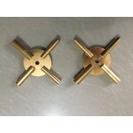 8-Size Solid Brass Clock Winding Keys 4 Odd & 4 Even Sizes 3 to 10 from Brass Blessing 5191 - BA9FMVWBT