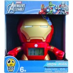 BulbBotz Marvel Iron Man Plastic Clock Red Yellow - BJDPQIP80