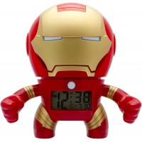 BulbBotz "Marvel Iron Man" Plastic Clock Red Yellow - BJDPQIP80