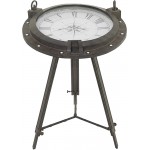 Deco 79 Metal Clock Table 24 by 19-Inch - BH41UEQ0D