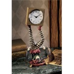 Design Toscano NG33744 Juggling Time Harlequin Jester Sculptural Clock,full color - B0O6FN65R