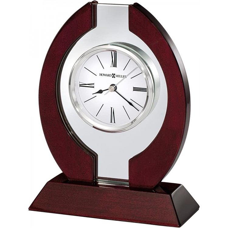 Howard Miller Clarion Table Clock 645-772 – Rosewood Finish with Quartz Movement - B0GILJDPU