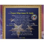 Military Gift Clock Retirement Promotion Marine Corps USAF US Navy Army Veteran Semper Fidelis Personalized Birthday Soldier USMC Air Force Recognition Service Award - B7S5QGJDF
