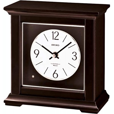 SEIKO Traditional Musical Desk Table Clock 7.25 in. Wide - BRD5PUQRH