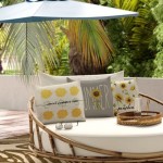 AENEY Summer Pillow Covers 18x18 Inch Set of 4 Summer Decor Summer Decorations for Home Sunflower Sunshine Sweet Summer Time Pillows Decorative Throw Pillows Cushion Case for Sofa Couch - BQ7MAF4ER