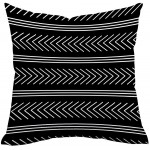 Fascidorm Set of 4 Pillow Covers Stripe Pattern Throw Pillow Case Daily Decorations Sofa Throw Pillow Case Cushion Covers Zippered Pillowcase 18 x 18 - BYEK4AX8E