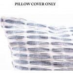 KAF Home Pleated Please Pillow Cover 20 x 20-inch 100-Percent Cotton | Set of 2 Pillow Covers Navy 20 x 20 - BJLQDVVC7