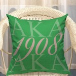 Mugod AKA 1908 Throw Pillow Also Known As Abbreviation Hip Hop Style Pink Green White Cotton Linen Square Cushion Cover Standard Pillowcase 18x18 Inch for Home Decorative Bedroom Living Room Car - BHJ4FD2J2