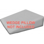 Relax Home Life Wedge Pillowcase Designed to Fit Our 7.5 Bed Wedge 25 W x 26 L x 7.5 H Hypoallergenic 100% Egyptian Cotton Replacement Cover Fits Most Wedges Up to 27 W x 27 L x 8H - BXVDLBNIZ