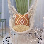 Throw Pillow Covers 18x18 Fall Orange Pillow Covers with Tassels Woven Tufted Boho Pillow Covers for Couch Sofa Bedroom Living Room（No Pillow Insert 1Pcs） - BRY3DNJCF
