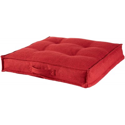 Greendale Home Fashions Scarlet Square Tufted Floor Pillow Medium 32" x 32" - BMQTM1Z0V
