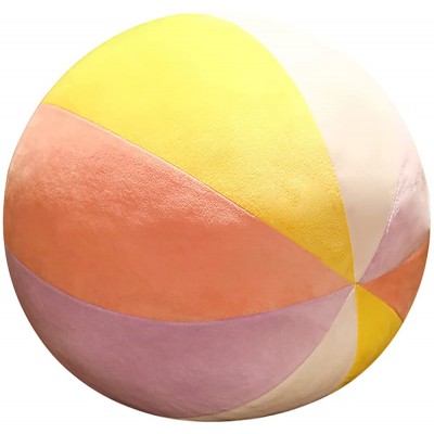 Nordic Style Ball Pillow Plush Pillow Round Home Sofa Cushion Size: 30CM 11.8 inches Mixed Color - BIXWIY0IO