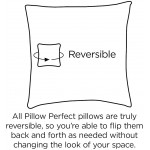 Pillow Perfect Outdoor Indoor Gilford Baltic Floor Pillow 25 x 25 Blue - BSC75PAL8