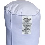 Pillowflex 10 Inch Bolster Pillow Form Inserts for Shams 10 Inch by 40 Inch Bolster - BGBDVAOBE
