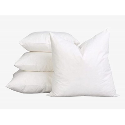 A1 HOME COLLECTIONS Pillow Insert Sterilized Extra Hypoallergenic Poly Fill with 200 TC Set of 2 16" X 22" Cotton Shell Polyfill 2 pounds - B3GSX7PI0