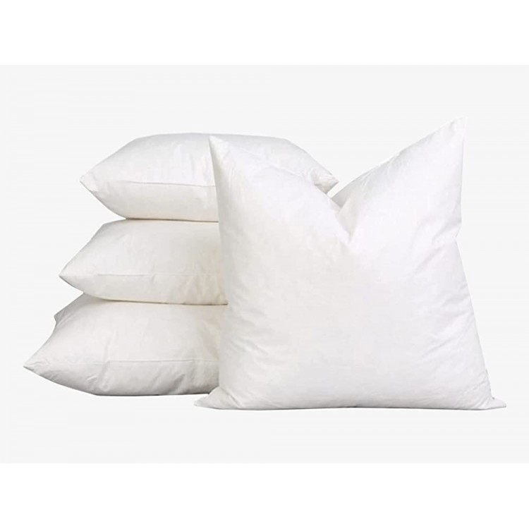A1 HOME COLLECTIONS Pillow Insert Sterilized Extra Hypoallergenic Poly Fill with 200 TC Set of 2 16 X 22 Cotton Shell Polyfill 2 pounds - B3GSX7PI0
